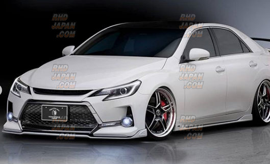 Rowen Front Mask Grill Carbon Fiber - GRX130 GRX133 G's GR - RHDJapan